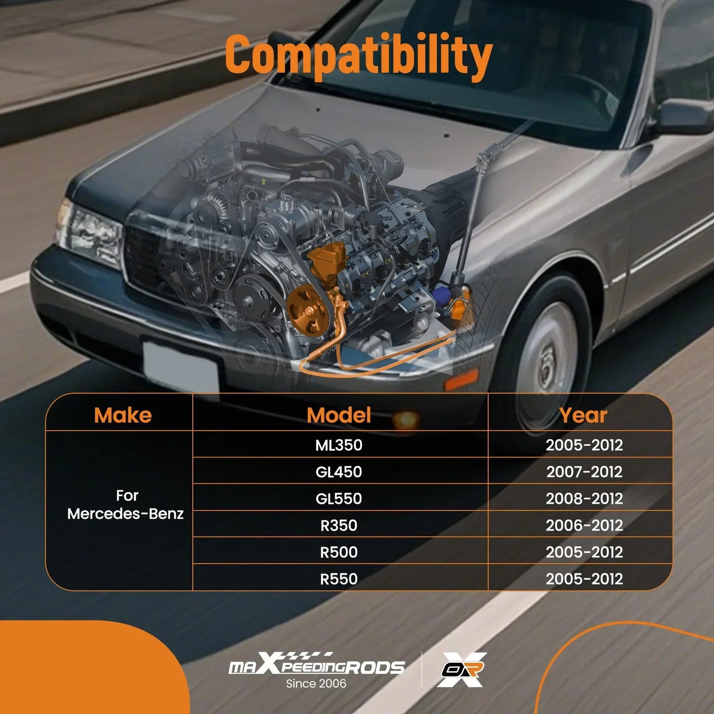 Čerpadlo posilovače řízení Mercedes-Benz GL450 GL550 ML350 ML550