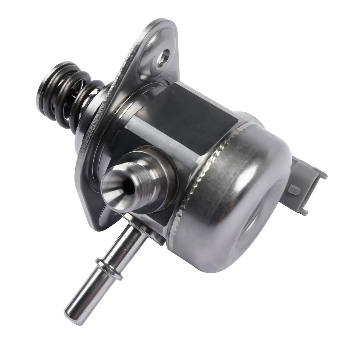 Shiny metaliczna pompa paliwa wysokiego ciśnienia z mechanizmem sprężynowym i gwintowanymi portami do ford ecosport fiesta focus 1.0l