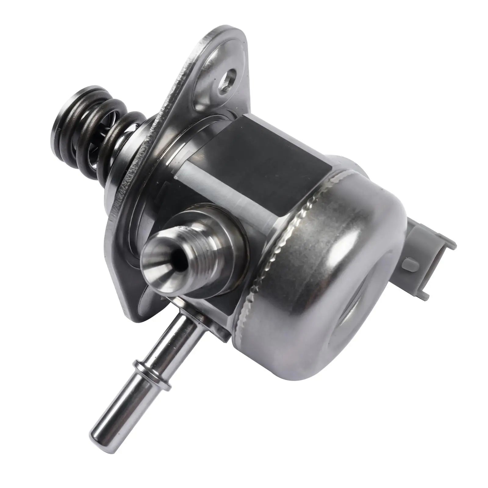 Shiny metaliczna pompa paliwa wysokiego ciśnienia z mechanizmem sprężynowym i gwintowanymi portami do ford ecosport fiesta focus 1.0l