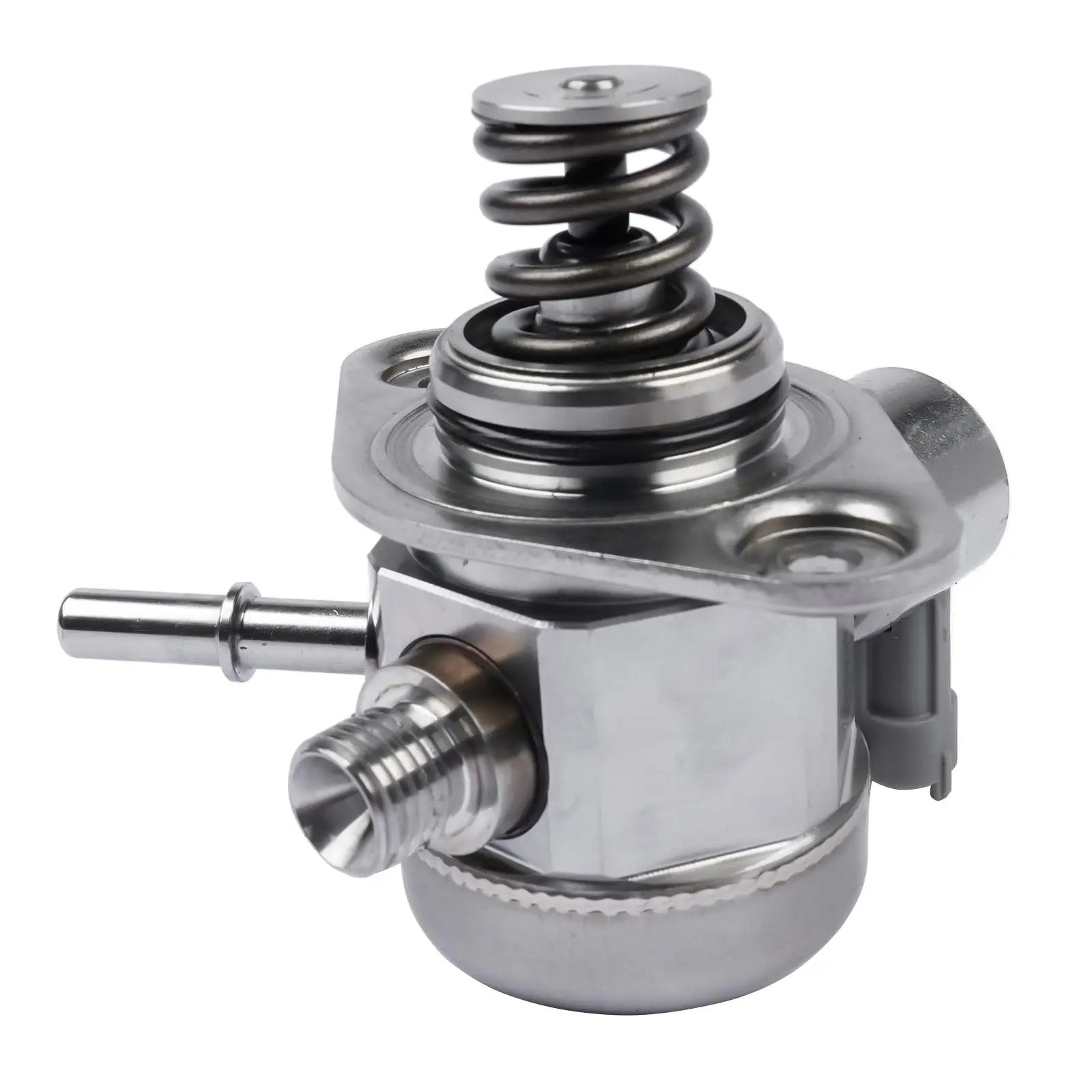 Shiny metallic pompa paliwa wysokiego ciśnienia with coiled spring and threaded ports for ford ecosport fiesta focus 1.0l