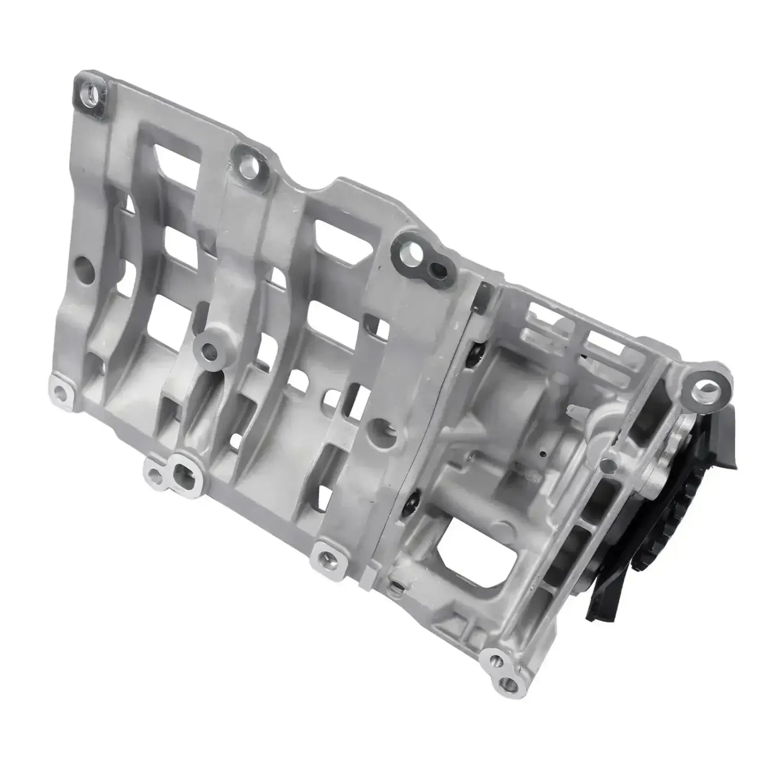Srebrny aluminiowy miskę olejową pompki oleju ap03 do bmw 1er 3er i bmw 3er touring z żeberkowaną konstrukcją