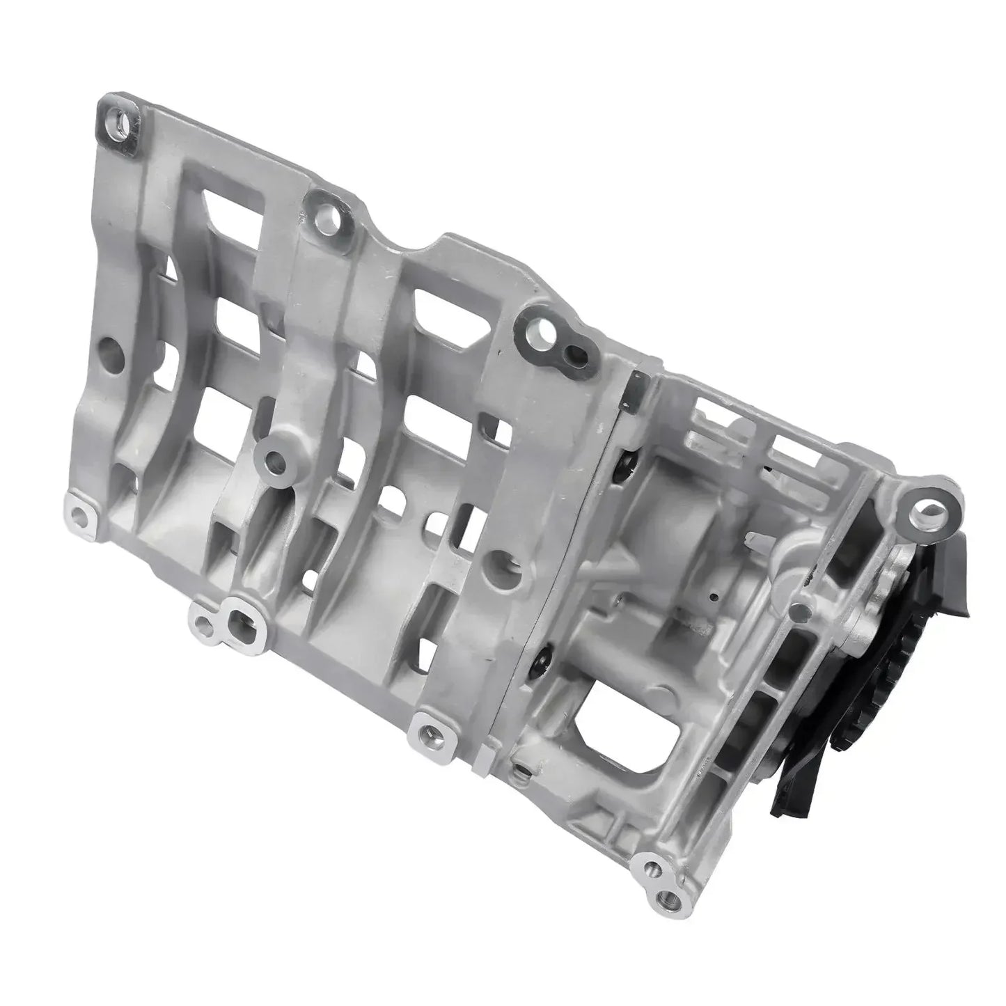 Srebrny aluminiowy miskę olejową pompki oleju ap03 do bmw 1er 3er i bmw 3er touring z żeberkowaną konstrukcją