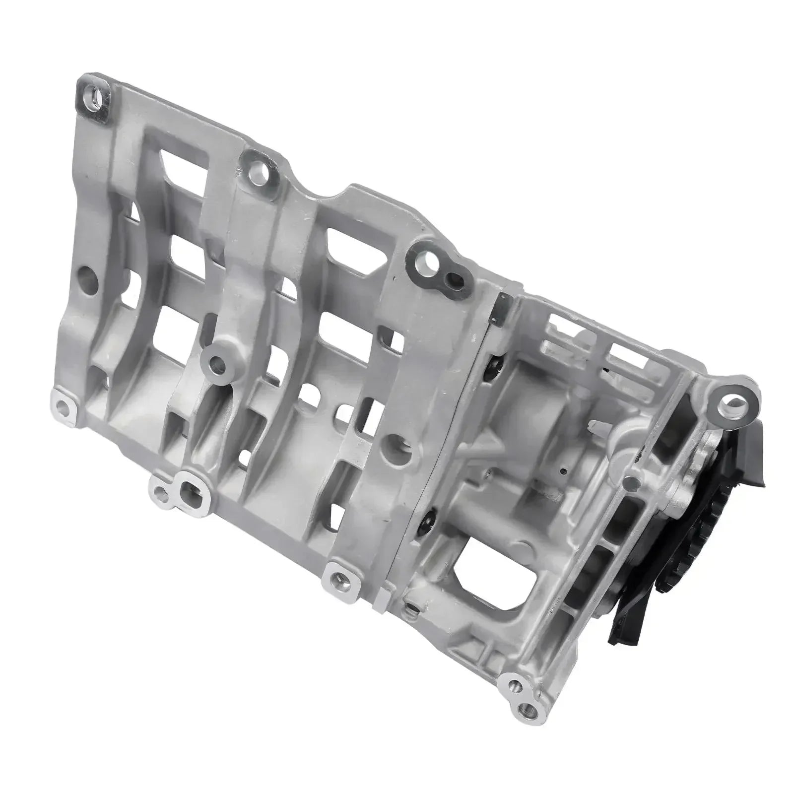 Srebrny aluminiowy miskę olejową pompki oleju ap03 do bmw 1er 3er i bmw 3er touring z żeberkowaną konstrukcją