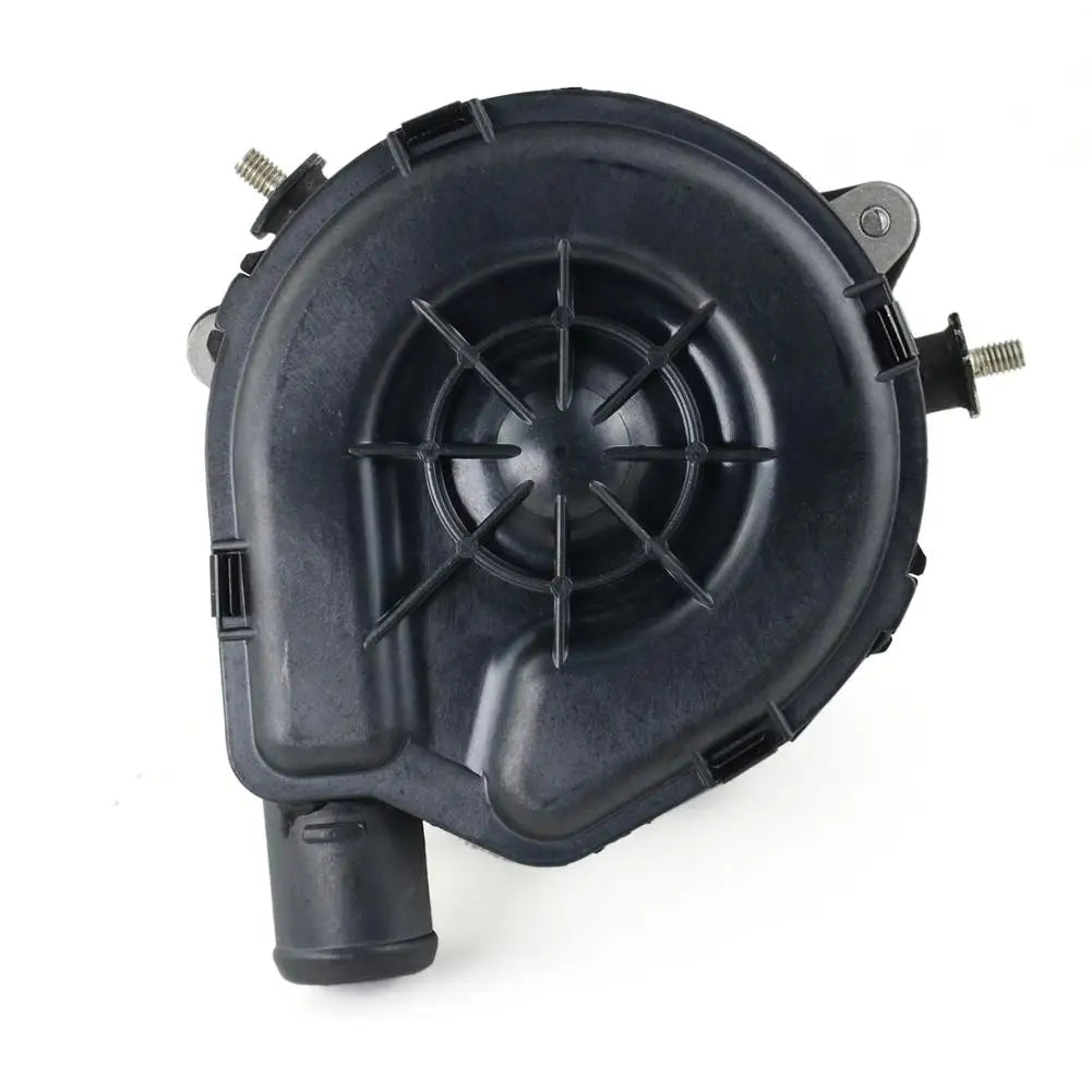 Czarna plastikowa pompka powietrza wtórnego z gwiazdkowym wylotem i metalowymi przyłączami do subaru forester wrx sti impreza wrx