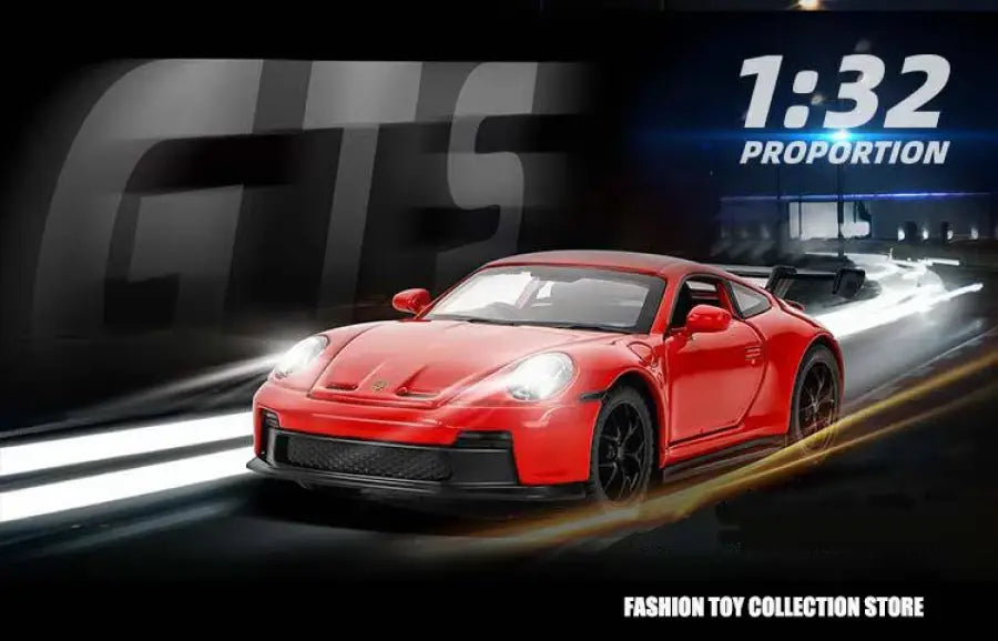 Porsche 911 GT3 1:32 – Metalowa Replika z Dźwiękiem i Światłem