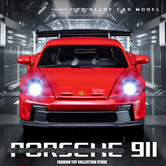 Porsche 911 GT3 1:32 – Metalowa Replika z Dźwiękiem i Światłem
