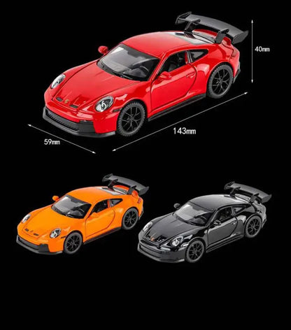 Porsche 911 GT3 1:32 – Metalowa Replika z Dźwiękiem i Światłem