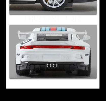 Porsche 911 GT3 1:32 – Metalowa Replika z Dźwiękiem i Światłem