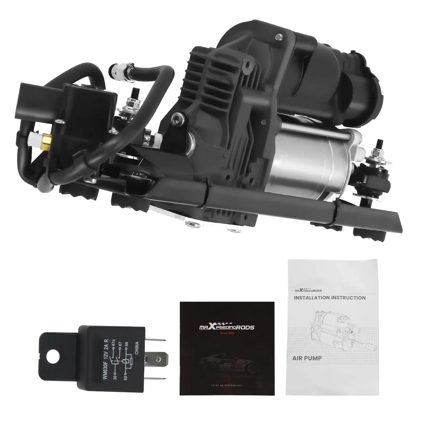 Luftkompressorpump magnetventilblock för BMW 5-serie E61 530d 37106789937
