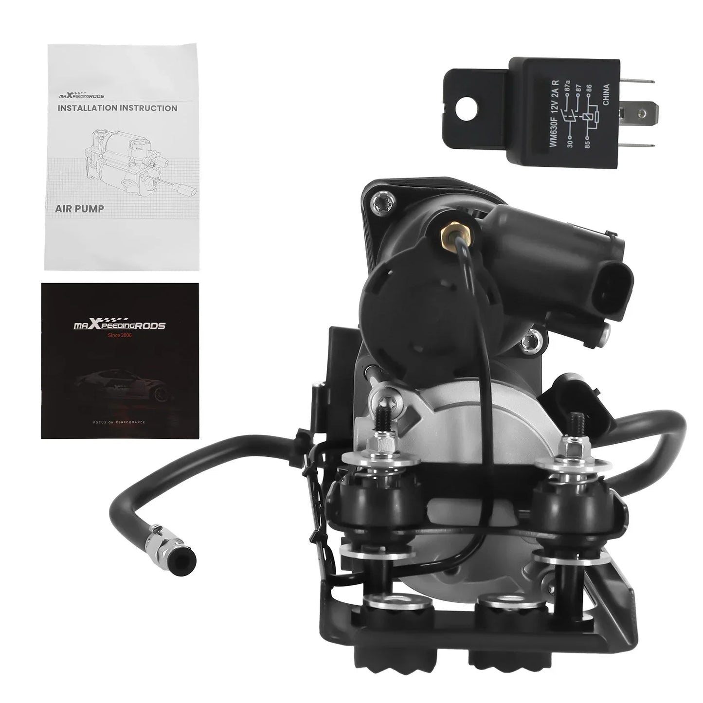 Luftkompressorpump magnetventilblock för BMW 5-serie E61 530d 37106789937