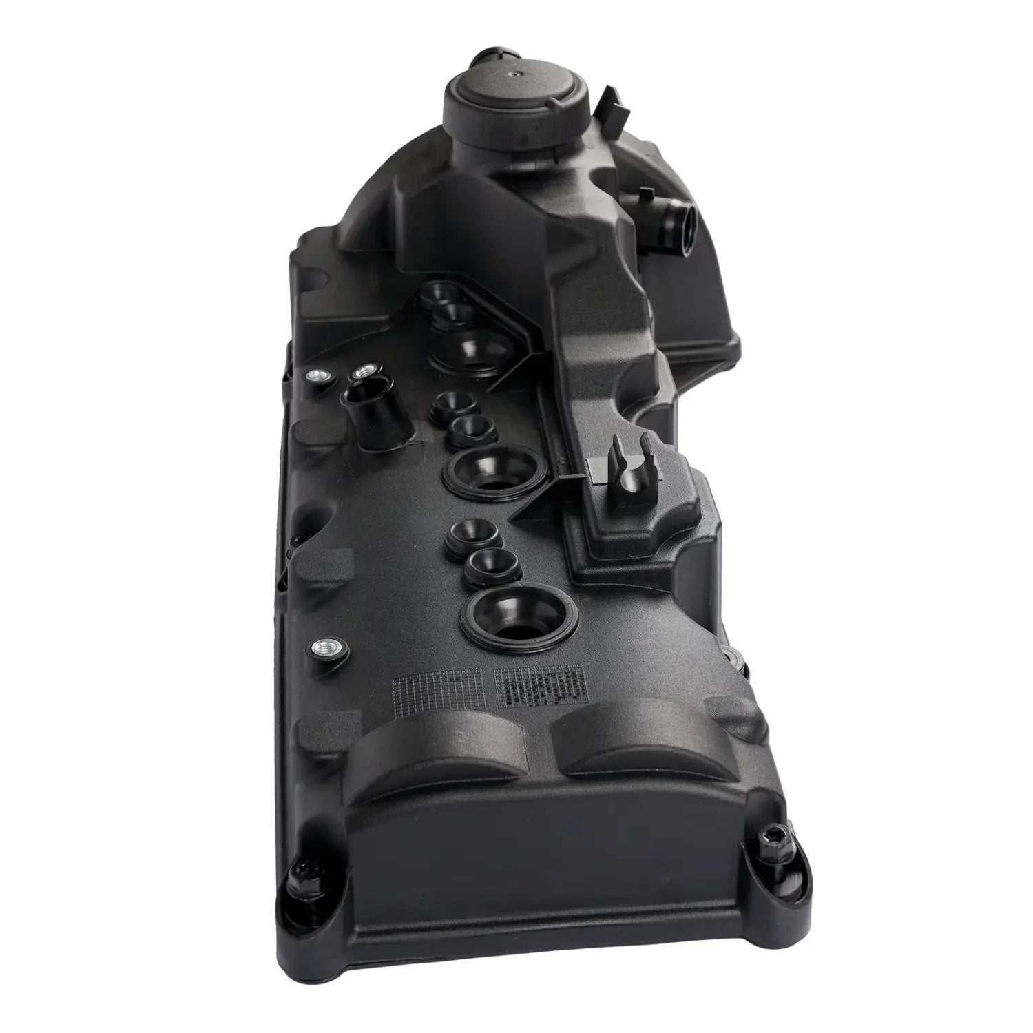 Czarna plastikowa pokrywa zaworów silnika ap01 zintegrowana z korkiem oleju do audi a4 a6 a7 q5 vw touareg 3.0l 0t diesel clab cduc