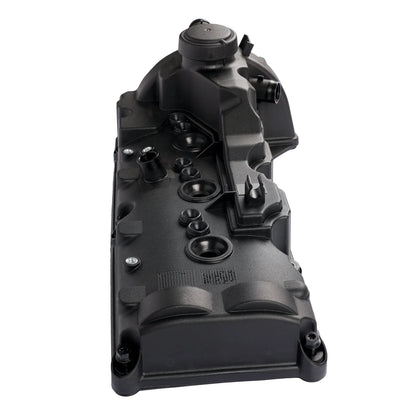 Czarna plastikowa pokrywa zaworów silnika ap01 zintegrowana z korkiem oleju do audi a4 a6 a7 q5 vw touareg 3.0l 0t diesel clab cduc