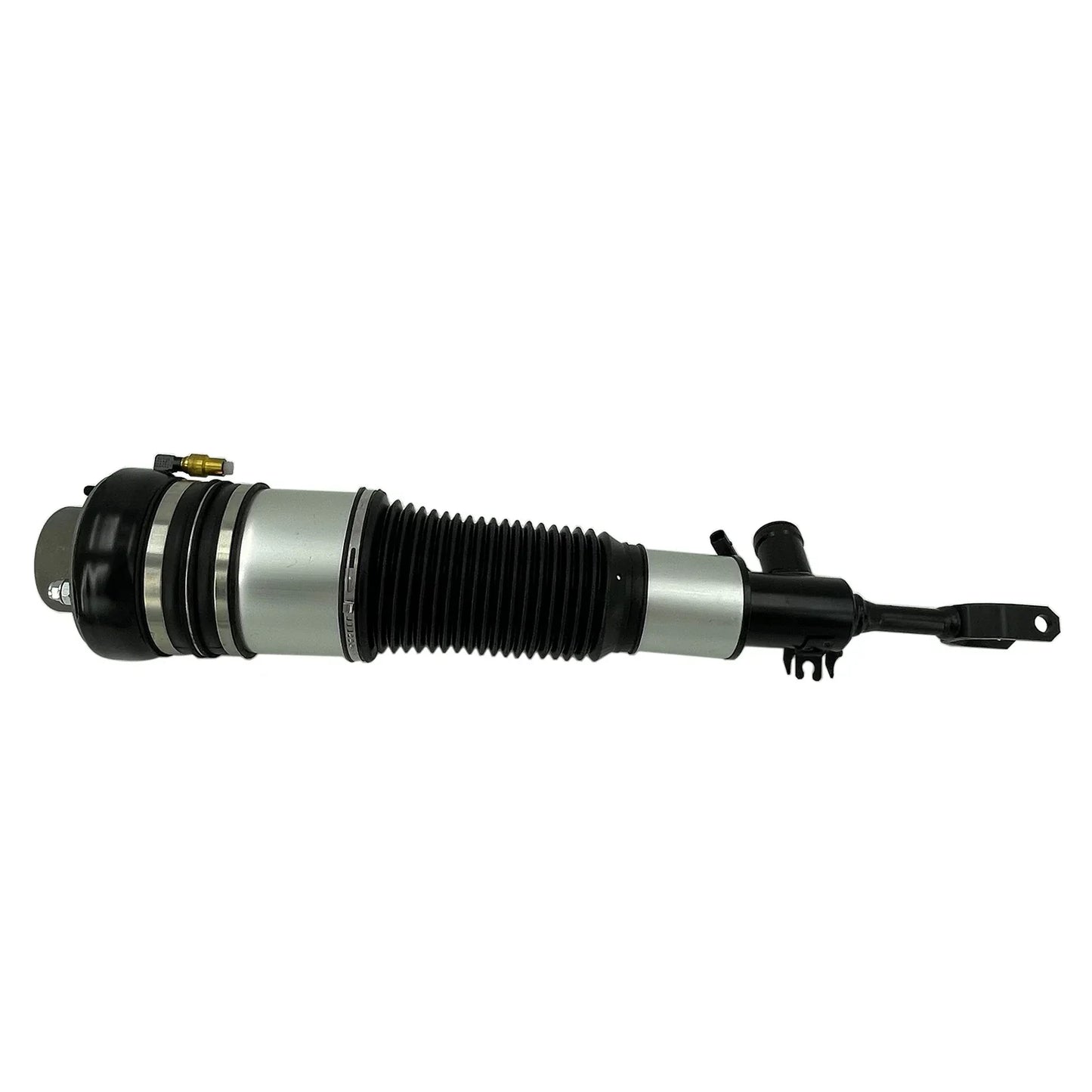 Front right air spring strut for audi a6 quattro base 6cyl black and silver with ribbed rubber boot