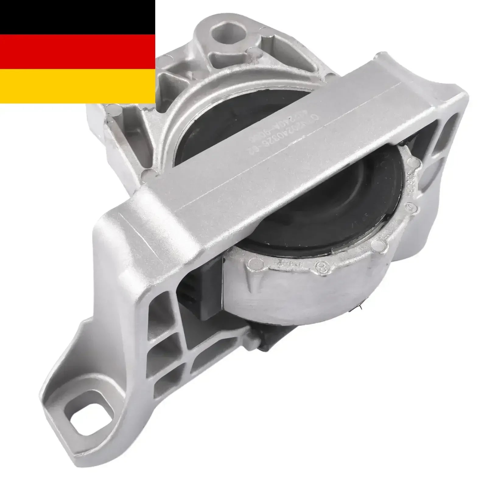 Srebrne metaliczne prawy mocowanie silnika ap03 7m516f012yb z czarną gumową tuleją do ford focus volvo s40 v50