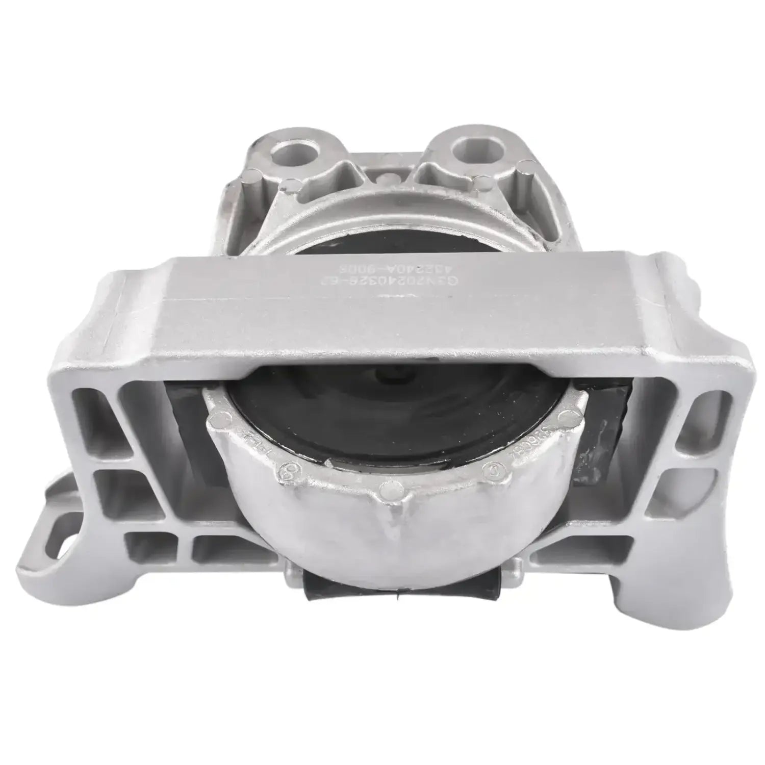 Srebrne metaliczne prawy mocowanie silnika 7m516f012yb z czarną gumową tuleją do ford focus i volvo s40 v50