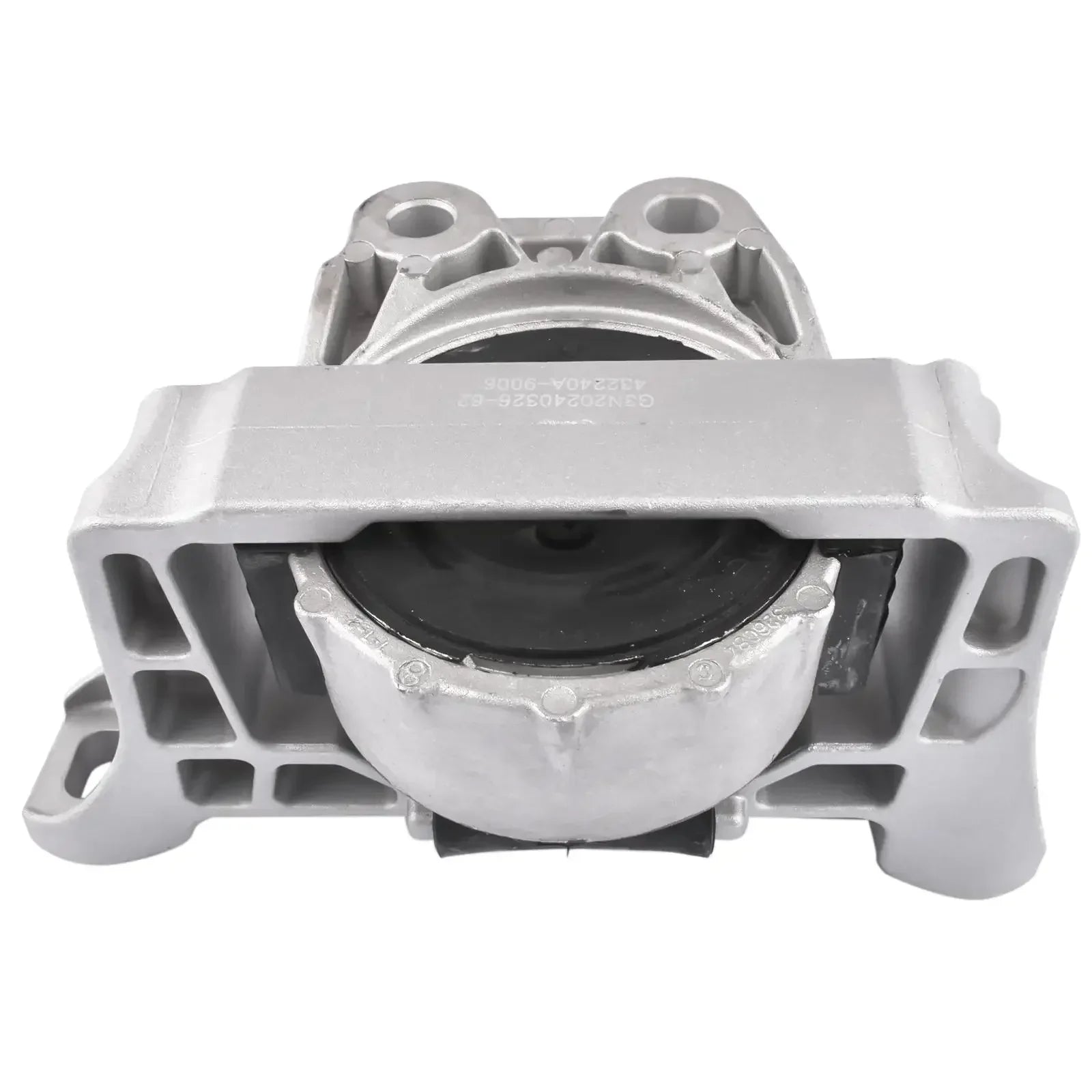 Srebrne metaliczne prawy mocowanie silnika 7m516f012yb z czarną gumową tuleją do ford focus i volvo s40 v50