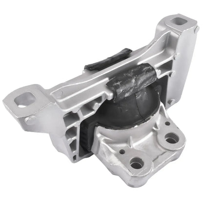 Srebrne metalowe prawe mocowanie silnika 7m516f012yb z czarnymi gumowymi tulejami do ford focus volvo s40 v50