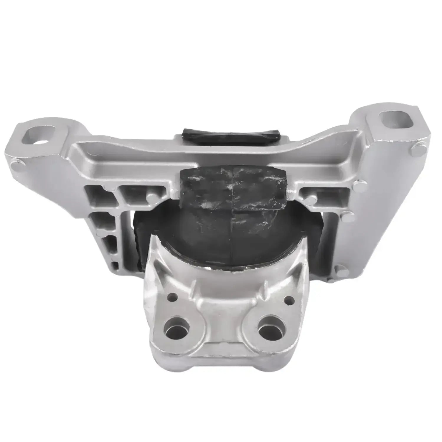 Srebrne metalowe prawy mocowanie silnika ap03 7m516f012yb z czarnymi gumowymi tulejami do ford focus i volvo s40 v50