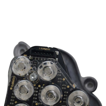 Czarny moduł led bi xenon prawy z sześcioma okrągłymi soczewkami do bmw f10 f11 2010 2013