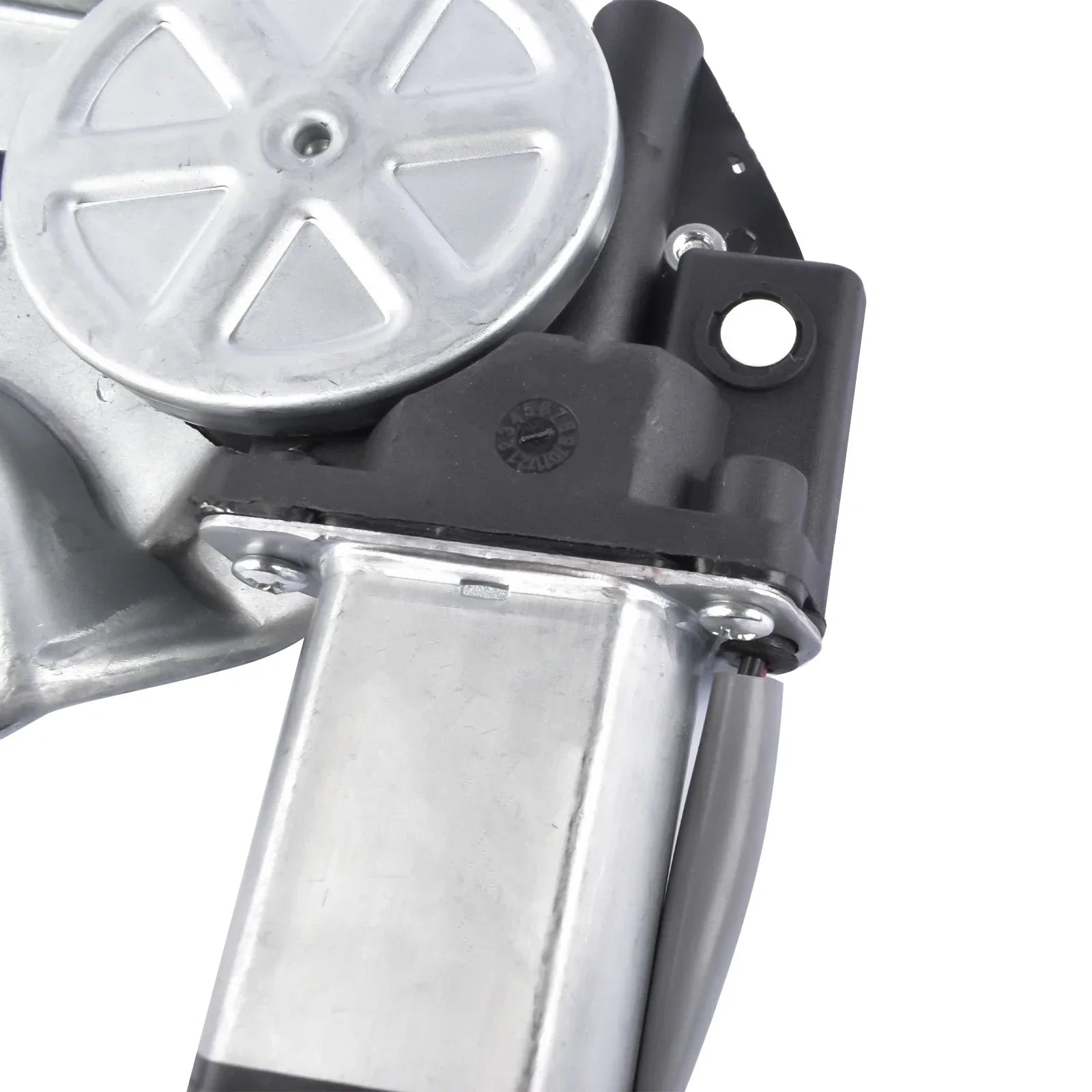 Srebrno-czarny elektryczny regulator szyby z okrągłą obudową przekładni do ford ranger mk2 pickup ur5758590a