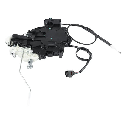 Prawy tylny siłownik zamka drzwi vw caddy iii 2004–2015 z czarno-białym wbudowanym wiązaniem przewodów widok od tyłu