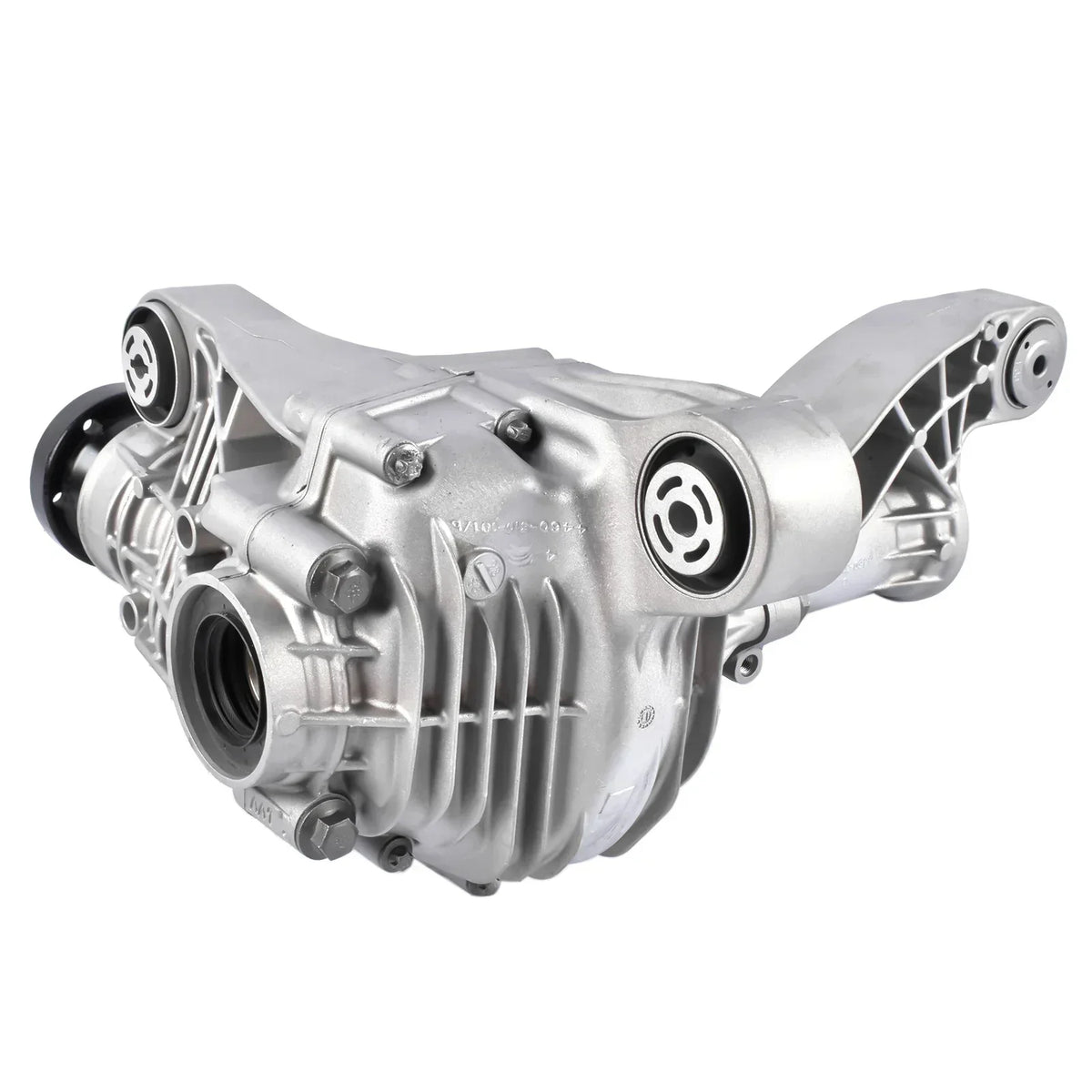 Srebrny metaliczny przedni mechanizm różnicowy 195 mm jeep grand cherokee i dodge durango z żebrowanymi powierzchniami