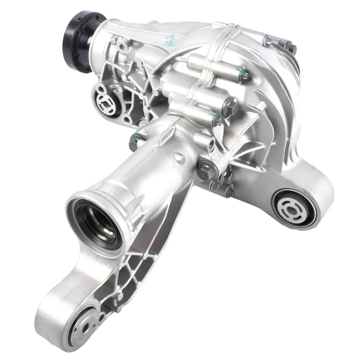 Przedni mechanizm różnicowy 195 mm jeep grand cherokee i dodge durango srebrny metaliczny z czarnymi uszczelkami gumowymi i śrubami