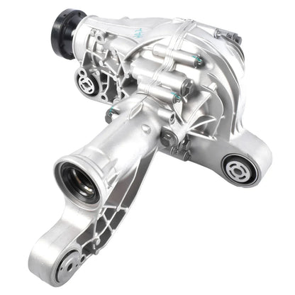 Przedni mechanizm różnicowy 195 mm jeep grand cherokee i dodge durango srebrny metaliczny z czarnymi uszczelkami gumowymi i śrubami