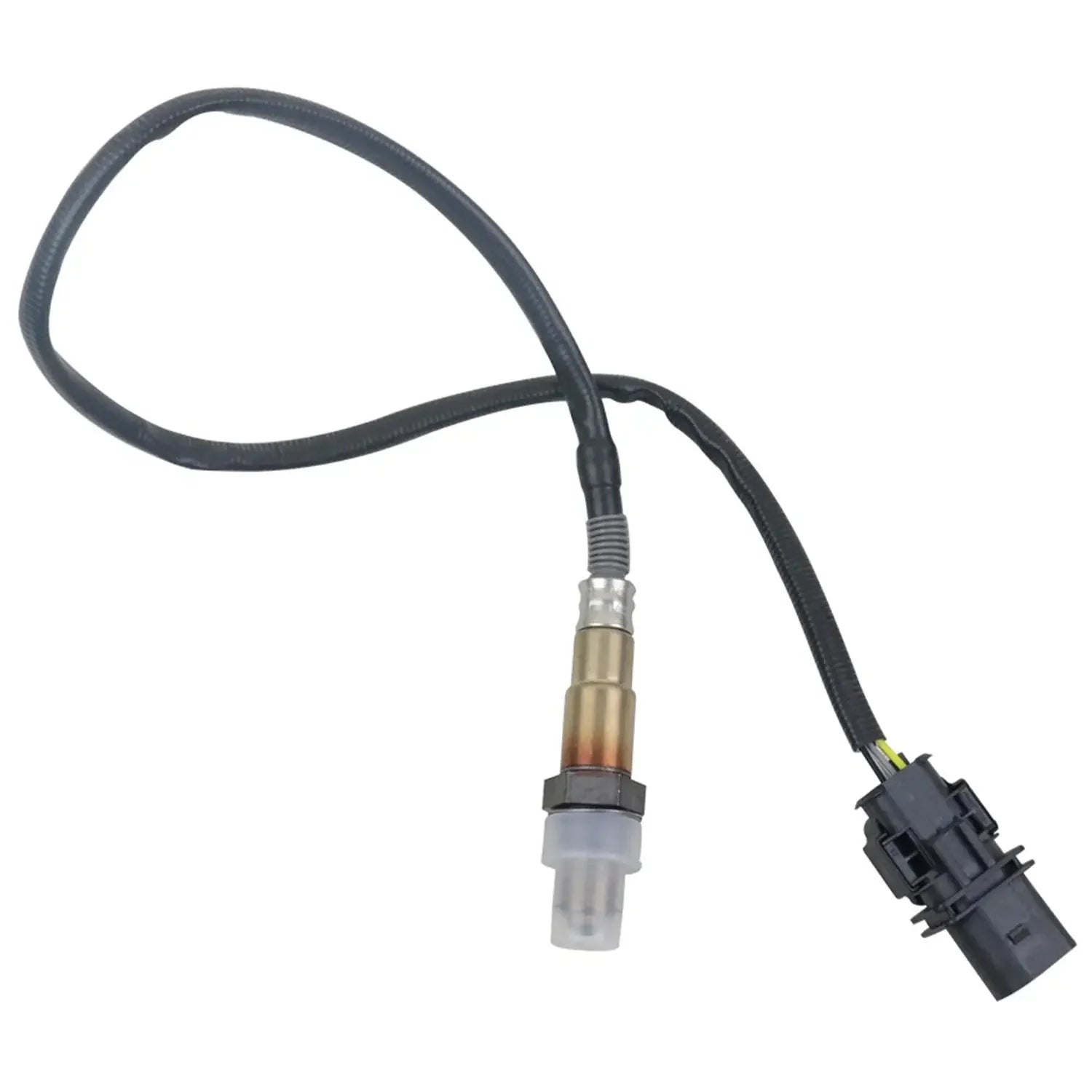 Czujnik o2 ap03 przedni do bmw e91 318i 320i 325i czarny z metalowym korpusem i czarnym przewodem