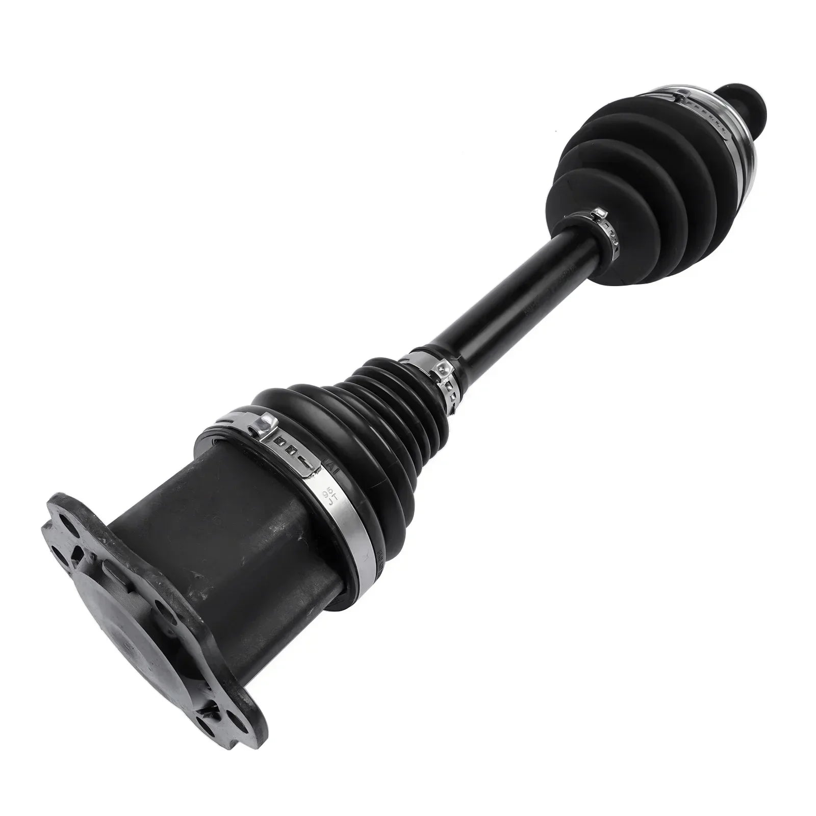 Czarny wał napędowy ap01 z gumowymi osłonami i metalowymi zaciskami do audi a4 avant mild hybrid f5p