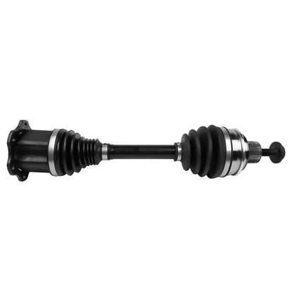 Front black and silver audi a4 avant drive shaft with rubber boots compatible with mild hybrid f5p models