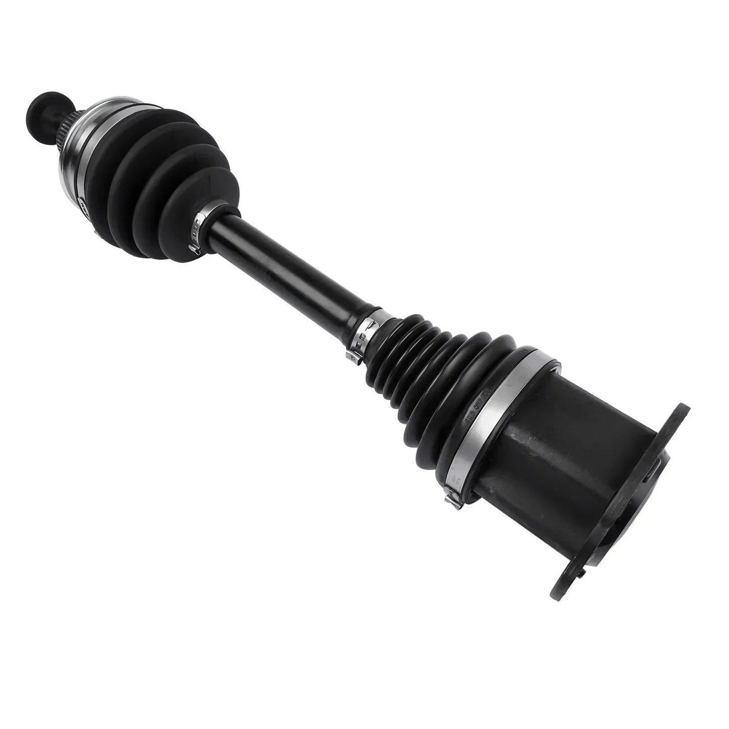 Ap01 czarna półoś napędowa z metalicznymi przegubami i gumowymi osłonami do audi a4 avant mild hybrid f5p