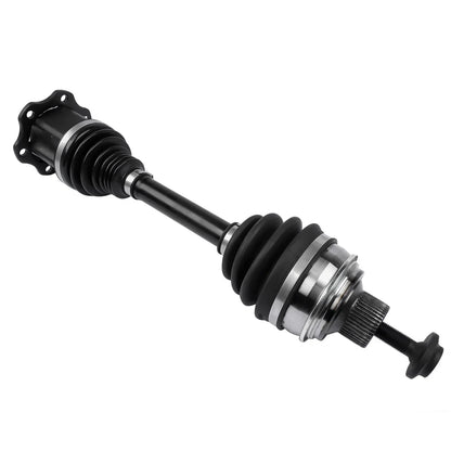 Czarny i srebrny wał napędowy ap01 z gumowymi osłonami do audi a4 avant mild hybrid f5p z metalowymi przegubami