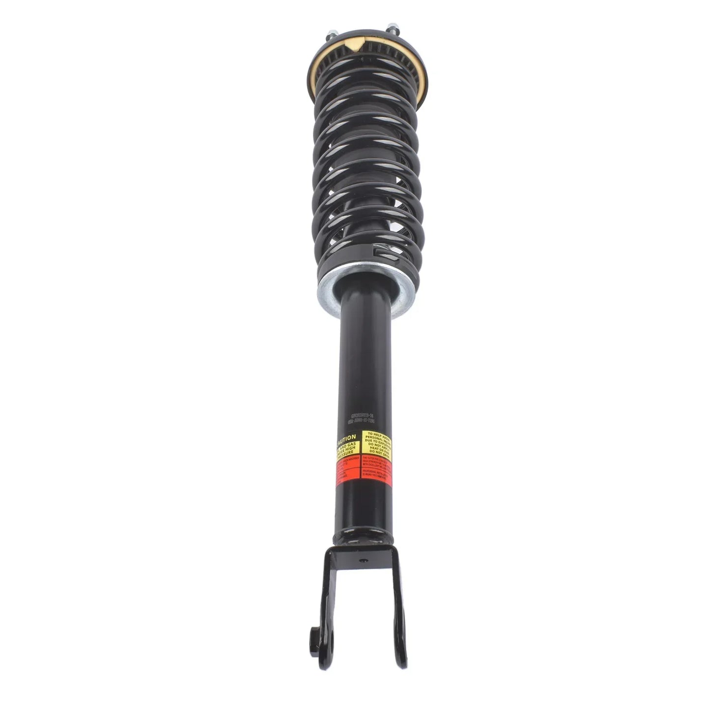 Czarny coilover amortyzator z chrome top cap i c2d13345 etykietą do jaguar xj xjr c2z27762 z elektroniką