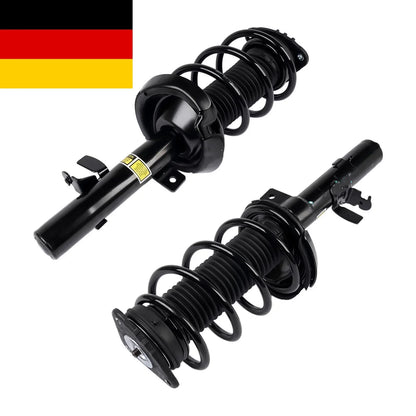 Ap03 2 sztuk czarne stalowe sprężynowe amortyzatory zawieszenia przednie do ford focus mk3