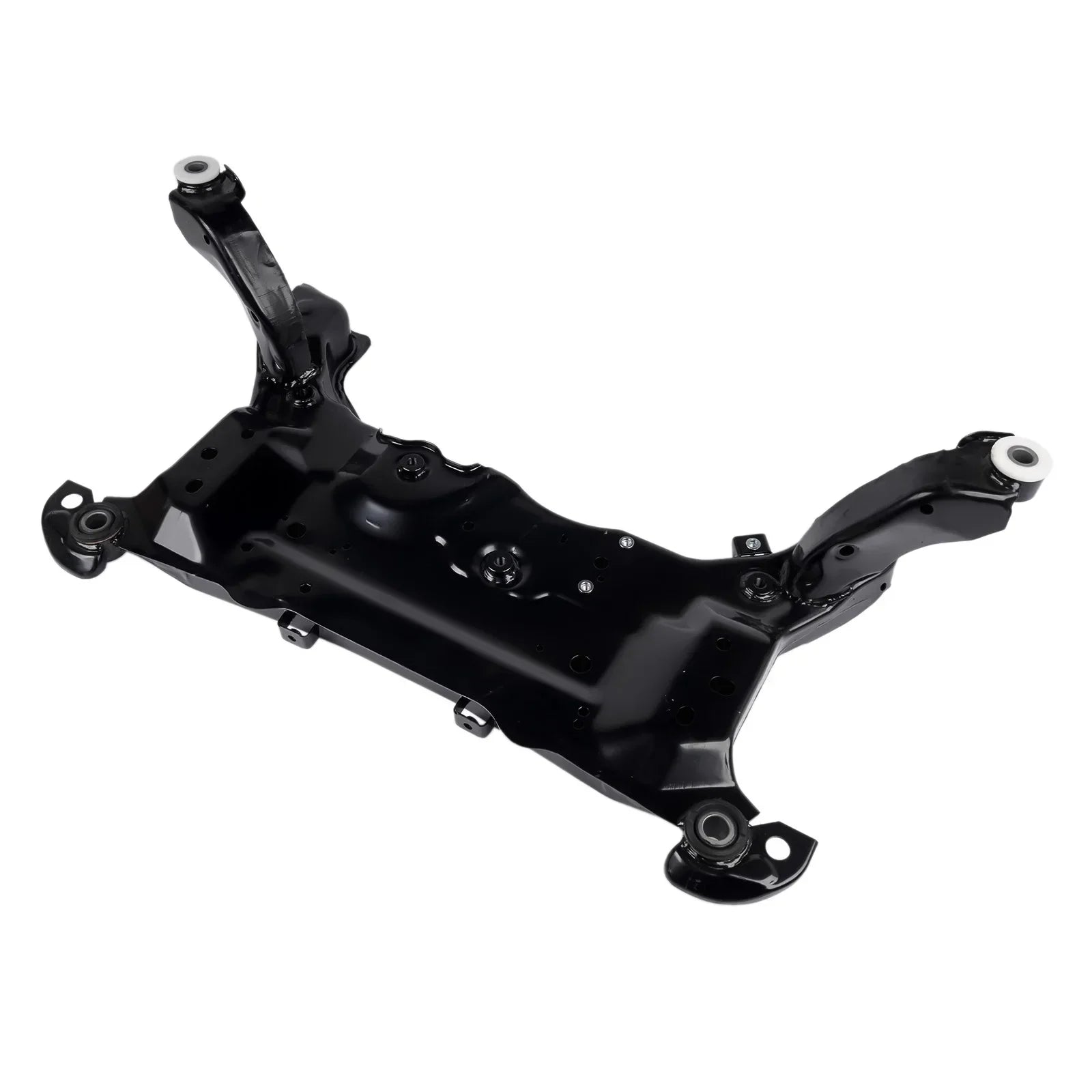 Czarne metalowe przednie podramie silnika z mocowaniami i gumowymi tulejami do ford focus mk3