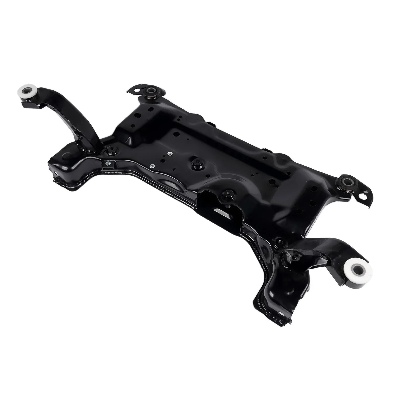 Czarna metalowa podrama silnika do ford focus mk3 c max z punktami montażowymi i gumowymi tulejami