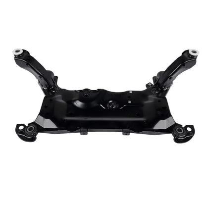 Czarna metalowa przednia podrama silnika z punktami montażowymi i gumowymi tulejami do ford focus mk3