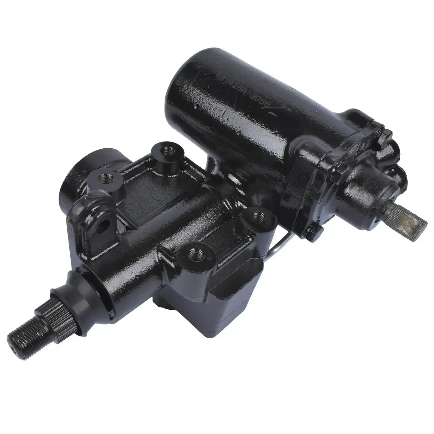 Czarna metalowa skrzynia kierownicza power steering 82-00109r do land rover defender discovery range rover