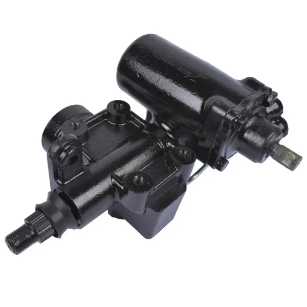 Czarna metalowa skrzynia kierownicza 82-00109r do land rover defender discovery range rover z gwintowanymi trzpieniami
