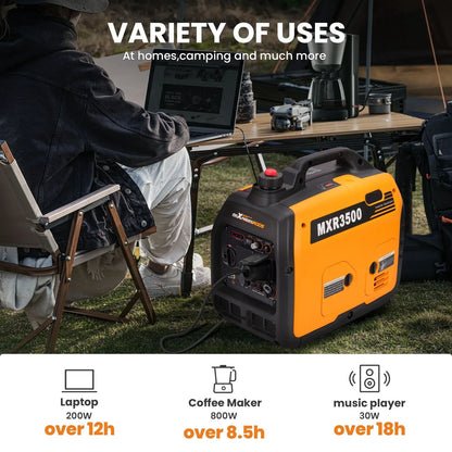 Przenośny generator inwerterowy benzynowy 3000 W / 3300 W UK