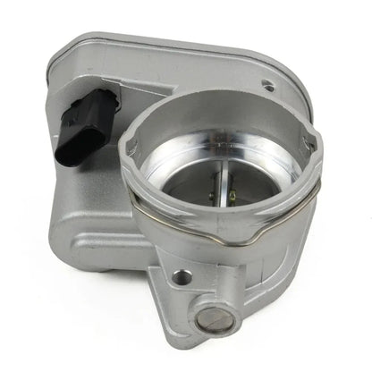 Srebrny metaliczny throttle body z czarnym złączem elektrycznym do audi seat volkswagen skoda 1.9 2.0 tdi