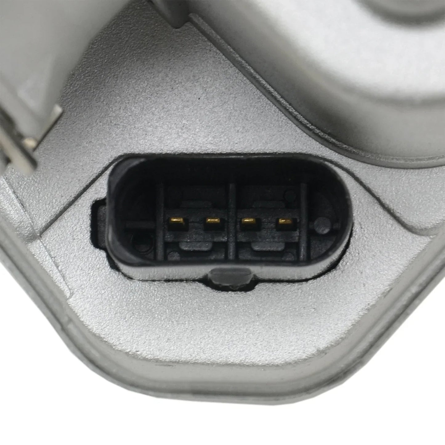 Czarny plastikowy złącze elektryczne z trzema złoconymi pinami w srebrnej obudowie do audi seat skoda 1.9 2.0tdi