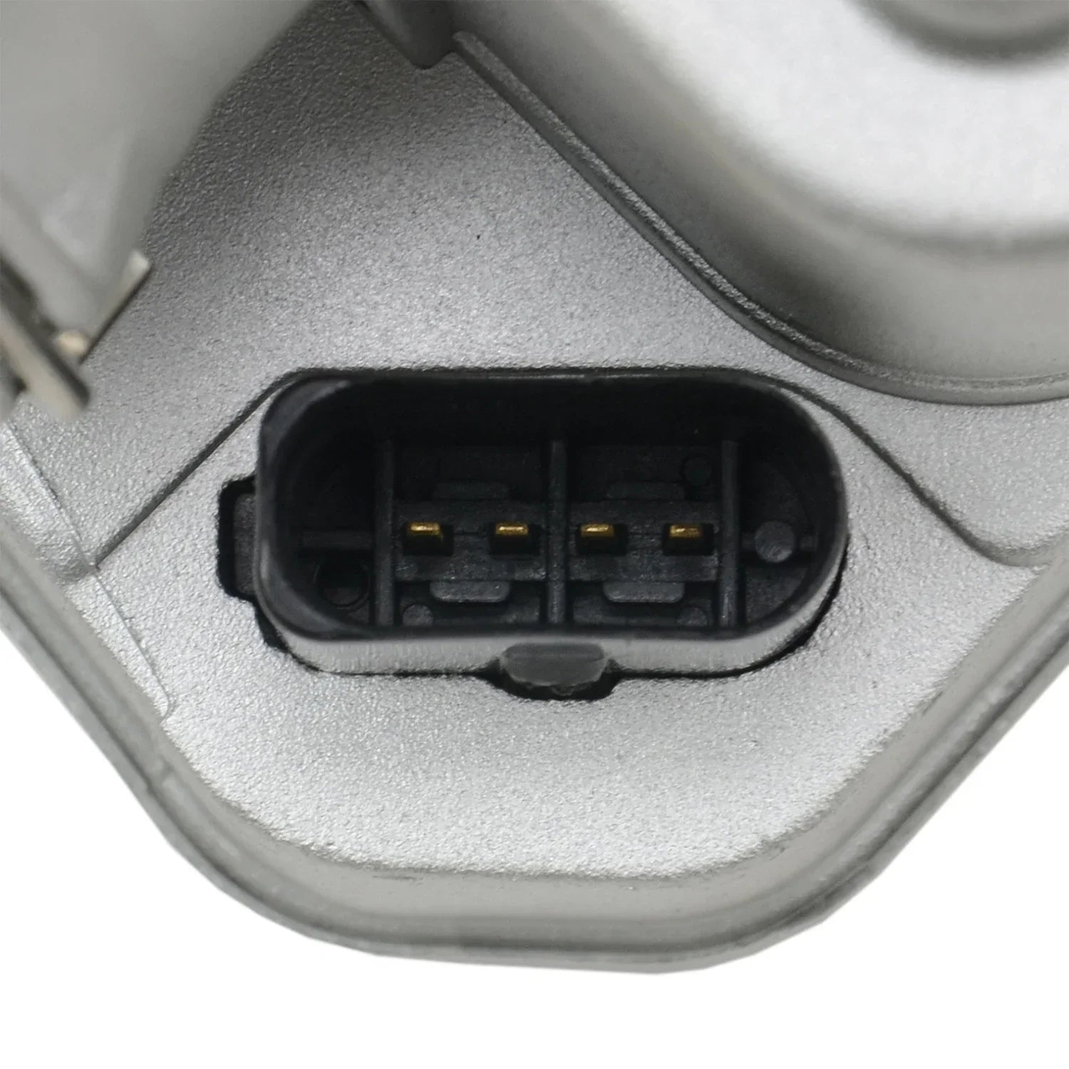 Czarny plastikowy złącze elektryczne z trzema złoconymi pinami w srebrnej obudowie do audi seat skoda 1.9 2.0tdi