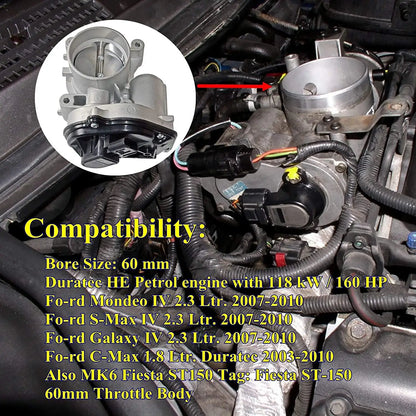 Przepustnica 60 mm Ford Fiesta ST150 i Mondeo 1.8/2.0