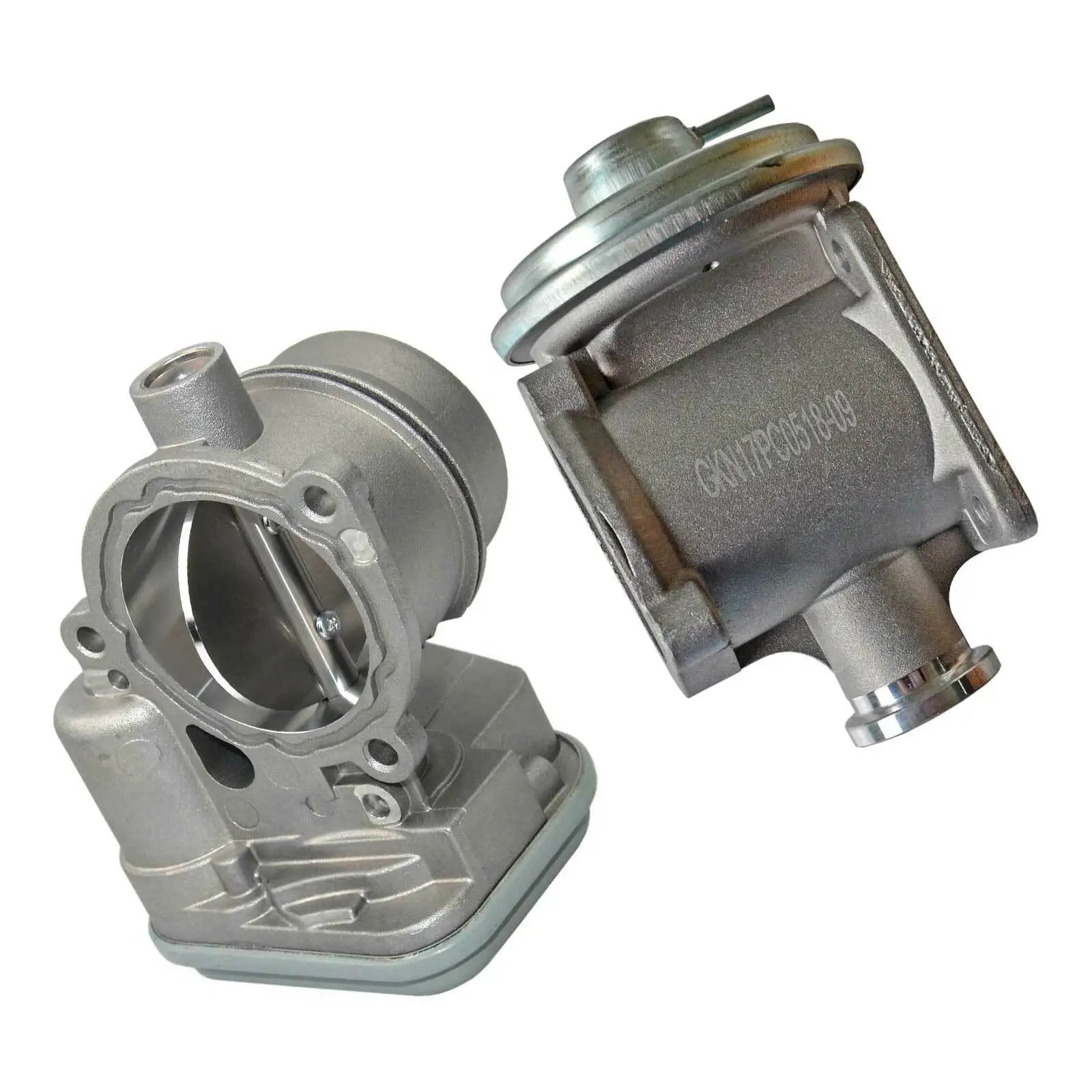 Srebrny metalowy throttle body z numerem części dla bmw 325d 330d serii 1 3 5 7 x3 x5 x6