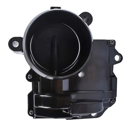 Czarna plastikowa przepustnica silnika z okrągłym wlotem do bmw f20 f21 f30 f80 1.6l 2011 2015