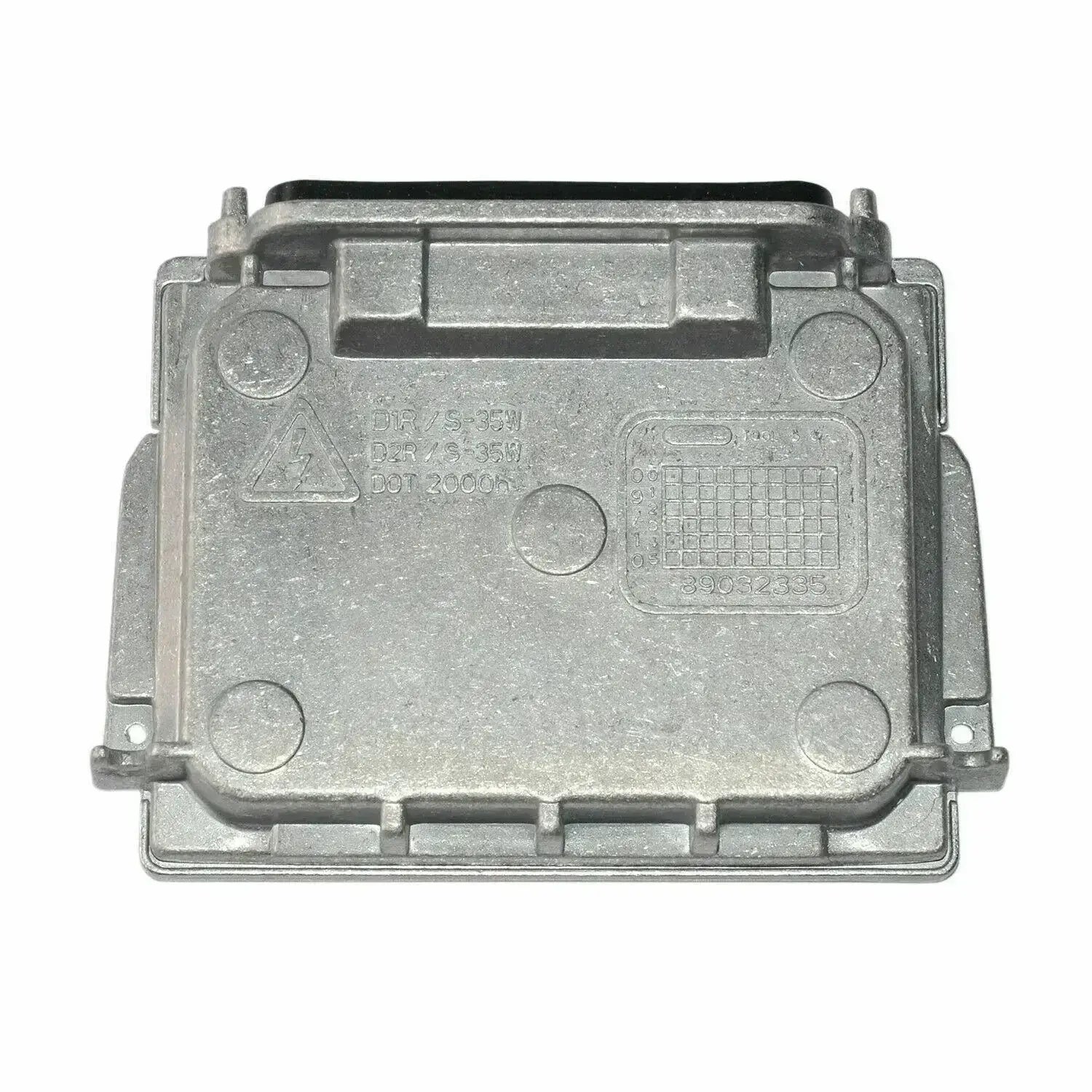 Srebrny metalowy sterownik jednostki sterującej ap03 ballast 6g xenon d1s z obudową z tworzywa do volvo s60 oem 89034934