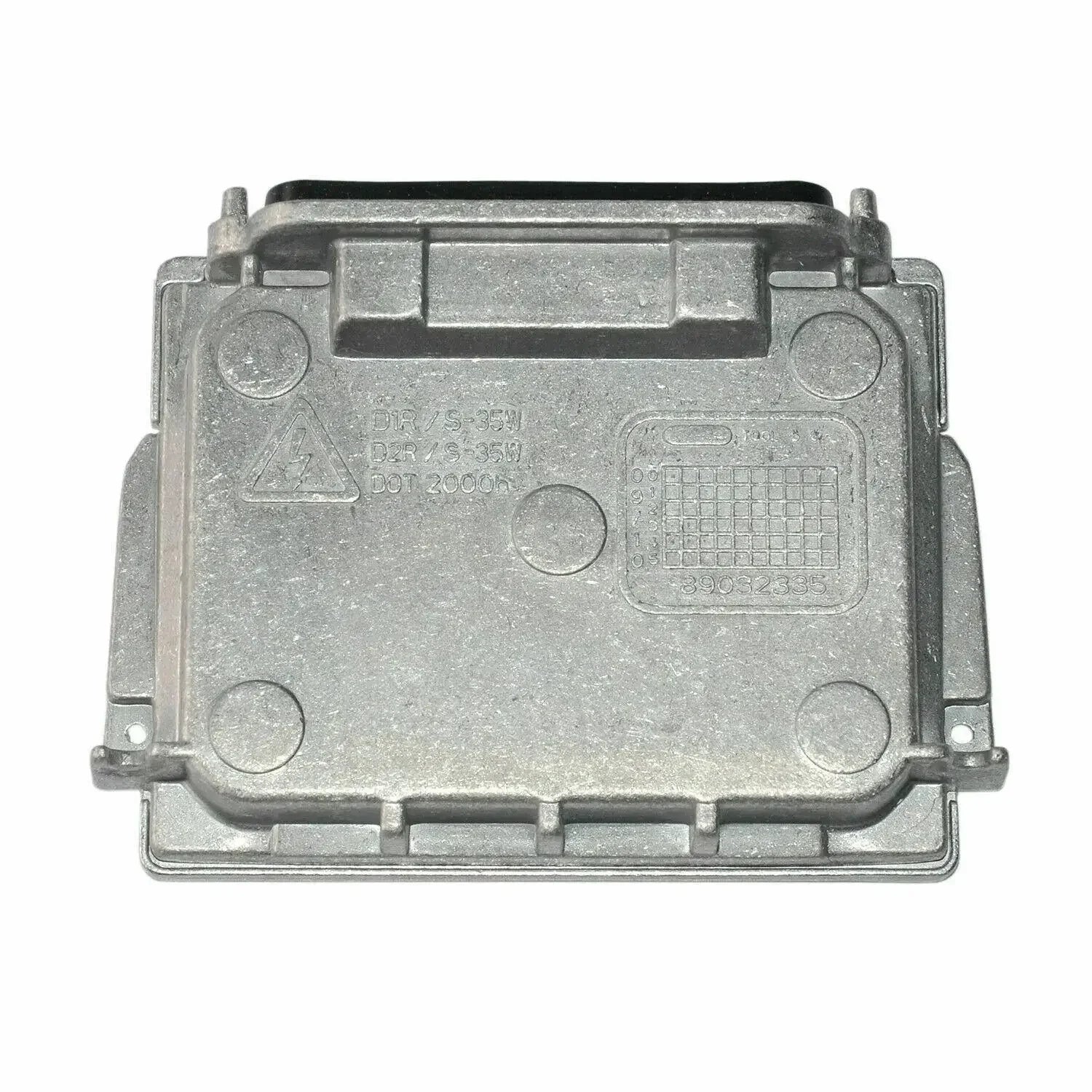 Srebrny metalowy sterownik jednostki sterującej ap03 ballast 6g xenon d1s z obudową z tworzywa do volvo s60 oem 89034934