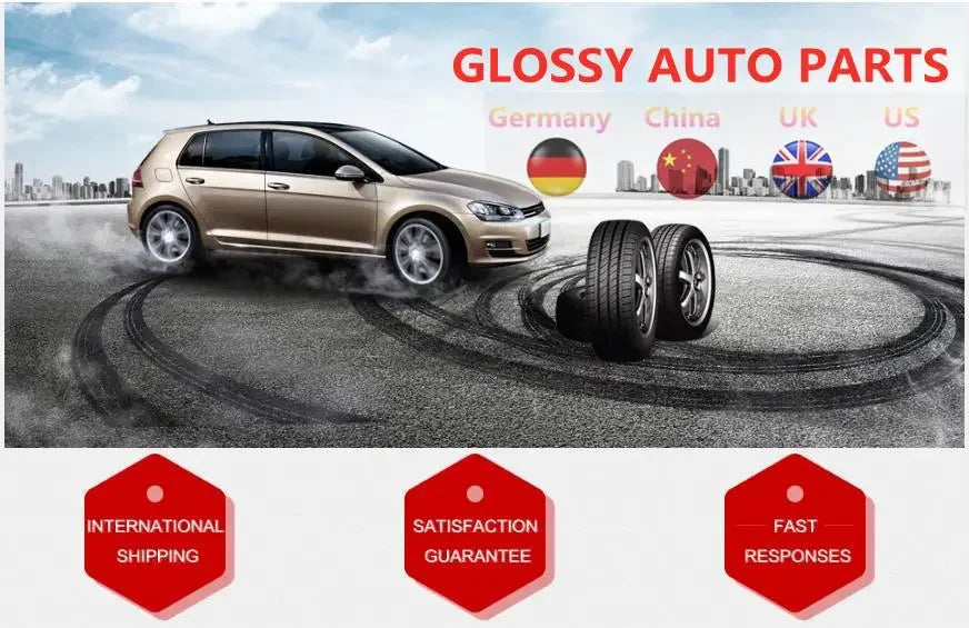 Glossy gold volkswagen golf hatchback with black roof and silver alloy wheels shown with part number ap03 61129217031 lead cable battery positive plus airbag wire for bmw e90 e91 e92